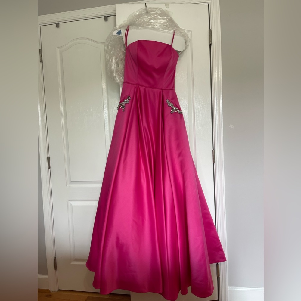 Allie Blu pink prom dress